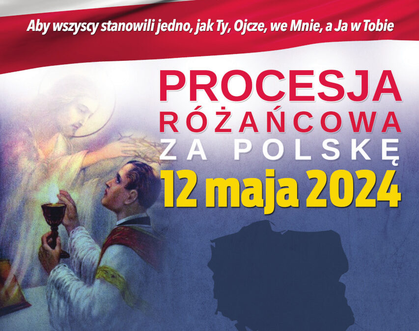 Procesja Różańcowa za Polską 12 maja 2024
